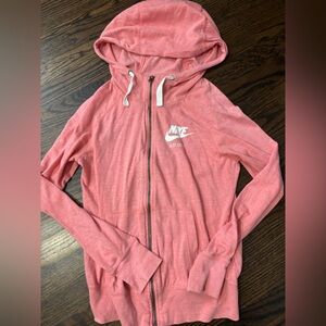 Nike light pink sweatshirt